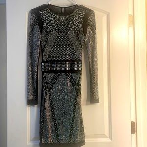 Fashion Nova rhinestone, mini dress. Size extra small